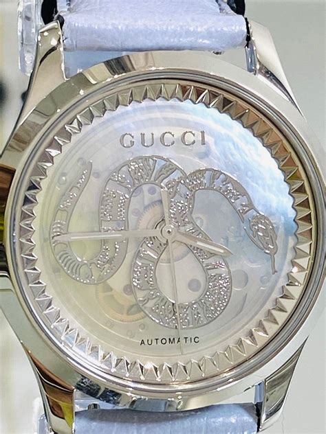 gucci watch men's automatic|gucci automatic watch ladies.